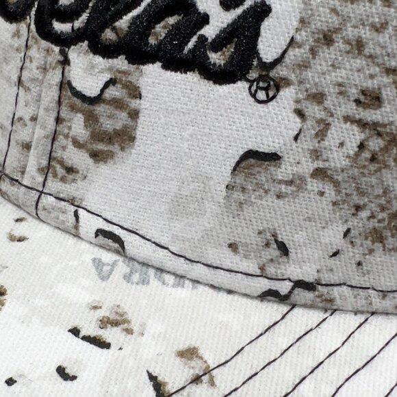 Cabelas Snapback Hat Cap White TrueTimber Camouflage Tundra Fishing Outdoor Mens - Picture 8 of 16